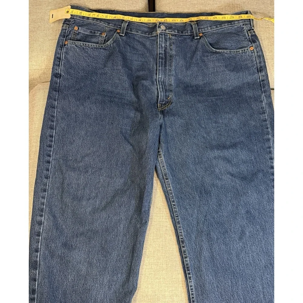 Levi's 550 Relaxed Fit Jeans Men's 44x32 Blue Denim